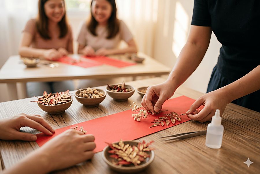 Floral decoration workshop at GVSH